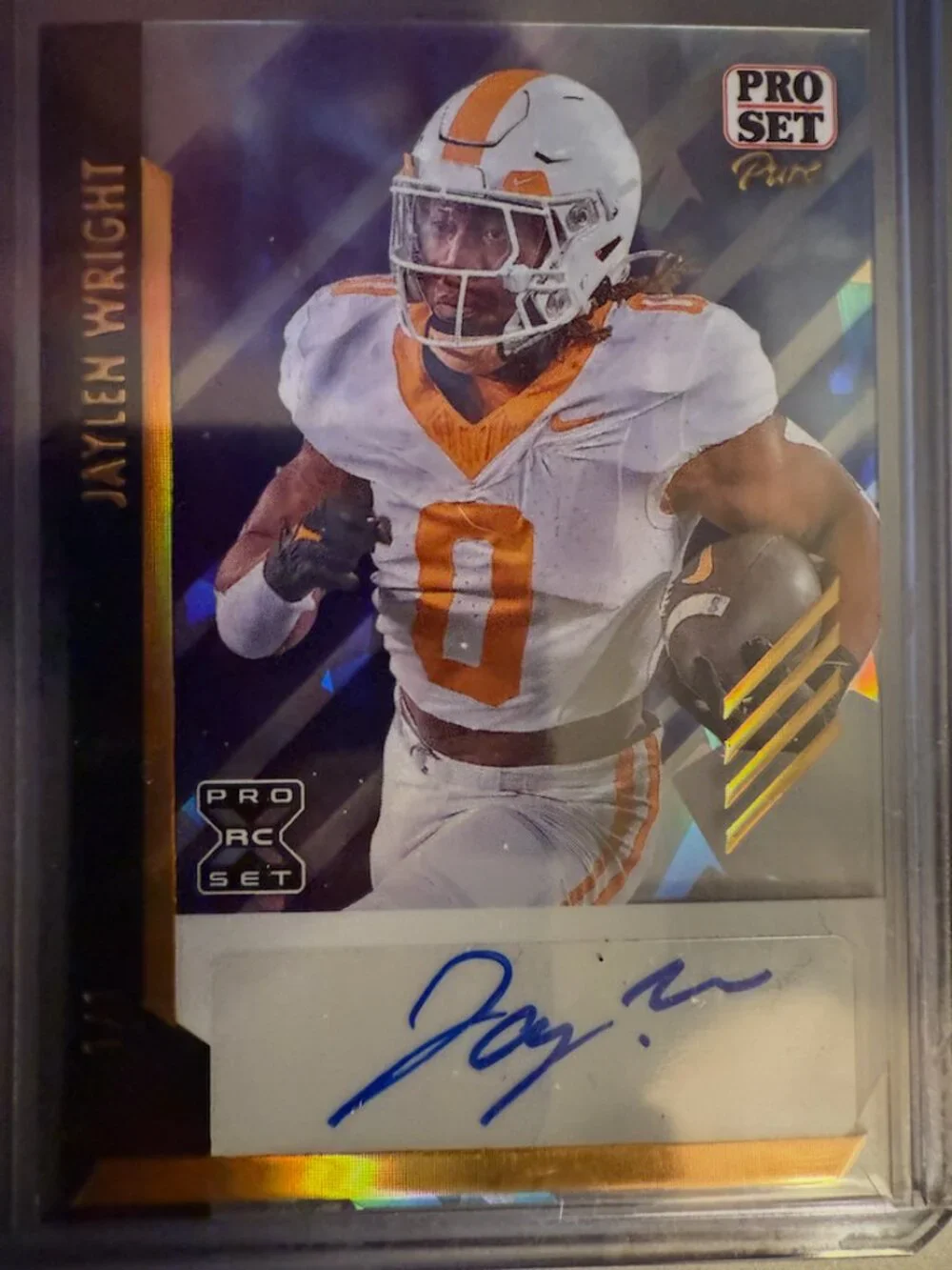 Jaylen Wright Auto #BA-JW2 | 2024 Pure Pro Set Crystal | 1/1